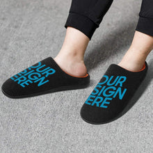 Cargar imagen en el visor de la galería, Pantuflas de Algodón Avanzado para Hombre con Diseño Personalizado Personalizada de Tus Fotos o Textos