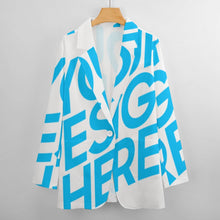 Cargar imagen en el visor de la galería, Traje / Blazer Top casual de moda para mujer NZ2205246 Personalizada con Impresión Completa de una imagen con Foto Logo Patrón Texto