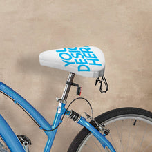 Cargar imagen en el visor de la galería, Funda Impermeable de Poliéster de Asiento de Bicicleta con Diseño Personalizado de Tus Patrones o Nombres
