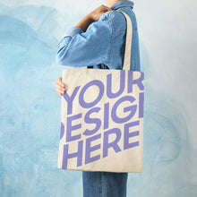 Cargar imagen en el visor de la galería, Bolsa de Lona 38x46CM Casual Gran Capacidad con Estampado XB0601008 Personalizada con Foto Logo Patrón Texto