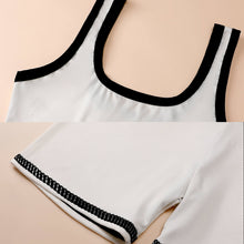 Cargar imagen en el visor de la galería, Conjunto de chaleco de yoga roscado Secado Rápido Estampado para mujer NZ063 Personalizado con Impresión Completa de una imagen con Foto Logo Patrón Texto