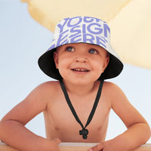 Cargar imagen en el visor de la galería, Sombrero de Cubo / Pescador Infantil con Correa Estampado para Sol Playa Verano al Aire Libre para Niños Niñas YT1205072 Personalizado Impresion Completa de Una Imagen con Foto Logo Patrón Texto