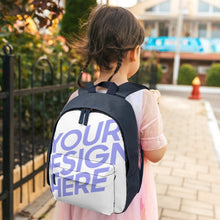 Cargar imagen en el visor de la galería, Mochila Infantil Sencilla Mochial de Estudiante Capacidad Grande con Estampado para Niños Niñas XB0604091 Personalizada de una sola imagen con Foto Logo Patrón Texto