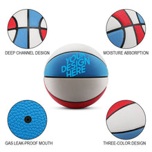 Cargar imagen en el visor de la galería, Baloncesto de alta resistencia para interiores exteriores para niños adultos JJ0526003 Personalizado con Foto Logo Patrón Texto
