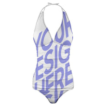 Cargar imagen en el visor de la galería, Tankini de moda verano con estampado de 2 piezas de mujer F48KA01 Personalizado con Impresión Completa de una imagen con Foto Logo Patrón Texto