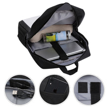 Cargar imagen en el visor de la galería, Mochila de Poliéster con Puerto de USB con Diseño Personalizado de Tus Textos o Imágenes