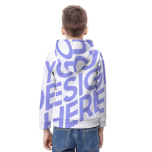 Cargar imagen en el visor de la galería, Sudadera con capucha y estampado para adolescentes unisex niños FS0816039 Personalizada on Impresión Simétrica Completa de una imagen con Foto Logo Patrón Texto