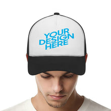Cargar imagen en el visor de la galería, Gorra de Béisbol de Goma para hombre uso diario con abertura para coleta, cómoda, deportiva Personalizado Personalizada con Foto, Texto o Logo