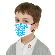 Cargar imagen en el visor de la galería, Máscara Mascarilla Infantil Transpirable sin Filtro de Poliéster con Personalizado Personalizada con Foto, Texto o Logo