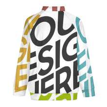 Cargar imagen en el visor de la galería, Chaqueta de Béisbol para Otoño Invierno para Hombre WY10 Personalizada con Impresión Completa de Múltiples Imágenes con Foto Logo Patrón Texto