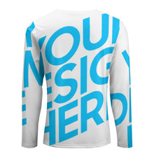 Cargar imagen en el visor de la galería, Sudadera / Camiseta manga larga bolsillo pecho para hombre ELREV2 Personalizada con Impresión Completa de una imagen con Foto Logo Patrón Texto