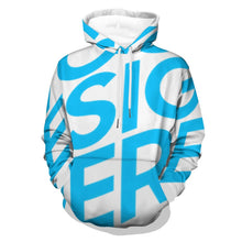 Cargar imagen en el visor de la galería, Sudadera con Capucha Casual Unisex para hombre mujer FS0816006 Personalizada con Impresión Completa con Foto Logo Patrón Texto