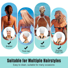 Cargar imagen en el visor de la galería, Gorro de natación con estampado unisex para adulto FS0809022 Personalizado Impresión con Foto Logo Patrón Texto