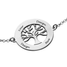 Cargar imagen en el visor de la galería, Pulsera Infinitos Múltiples en Plata 925 / Cobre S0031 Grabada Personalizada con Texto Nombre