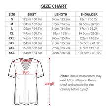 Cargar imagen en el visor de la galería, Camisa / Blusa / Camisola Conjunto de dos piezas manga de murciélago escote en V para mujer OTZ Personalizada con Impresión Completa de una imagen con Foto Logo Patrón Texto