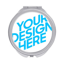 Cargar imagen en el visor de la galería, Espejo de Maquillaje de Viaje con Diseño Personalizado Tus Patrones o Nombres
