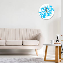 Cargar imagen en el visor de la galería, Reloj en Pared sin Escala de Cloruro de Polivinilo GY0903015 con Diseño Personalizado de Tu Foto Texto Patrón