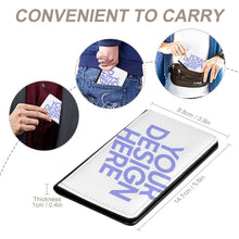 Cargar imagen en el visor de la galería, Fundas Universales para Pasaporte / Fundas Protectoras de PU para Pasaporte Adapta a Tamaño Estándar JJ0529207 Personalizadas con Impresión Completa de una imagen con Foto Logo Patrón Texto