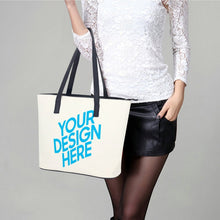Cargar imagen en el visor de la galería, Bolso de cuero multifunción de gran capacidad para mujer XB0606002 Personalizado con Impresión Completa con Foto Logo Patrón Texto
