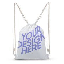 Cargar imagen en el visor de la galería, Bolsa con Cordones Reutilizable / Mochila para Deporte Escolar Gimnasio Viaje Playa XB0604115 Personalizada Impresion Completa de Una Imagen con Foto Logo Patrón Texto