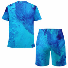 Cargar imagen en el visor de la galería, Conjunto juvenil de camiseta manga corta y pantalones cortos con estampado completo FS0823049 Personalizado Personalizada con Foto, Texto o Logo