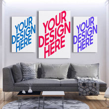 Cargar imagen en el visor de la galería, Póster Cuadro Imagen Lienzo Pintura Colgante de 3 Paneles en Combinación Vertical / Cuadro de Lienzo con Pintura de 3 paneles / Cuadros de Pared de 3 partes GY0903234 Personalizado Personalizada con Foto, Texto o Logo
