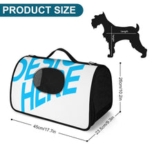 Cargar imagen en el visor de la galería, Bolso portátil para mascotas 45X26X23.5cm personalizado con patrón foto texto