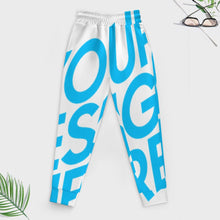 Cargar imagen en el visor de la galería, Conjunto de sudadera de 2 piezas A5TZ para niños y niñas con sudadera con capucha y pantalones deportivos personalizado con patrón foto texto