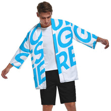 Cargar imagen en el visor de la galería, Chaqueta / Camisa estilo kimono de moda para hombre ZS904 Personalizada con Impresión Completa con Foto Logo Patrón Texto