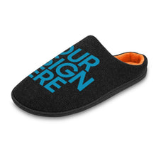 Cargar imagen en el visor de la galería, Pantuflas de Algodón Avanzado para Hombre con Diseño Personalizado Personalizada de Tus Fotos o Textos