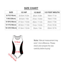 Cargar imagen en el visor de la galería, Bañador con Cremallera de Una Pieza para Niñas NT032 Personalizado con Foto Logo Patrón Texto Impresión Completa