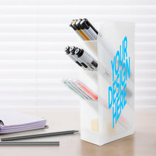 Cargar imagen en el visor de la galería, Portalápices Diagonal con Impresión UV de Diseño Personalizado con Tu Nombre o Foto
