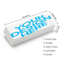 Cargar imagen en el visor de la galería, Estuche para gafas clásico de cuero para JJ0529007 personalizado con texto e foto en línea