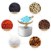 Cargar imagen en el visor de la galería, Tarro de Condimentos y Especias con Diseño Personalizado Personalizada de Tus Textos o Imágenes