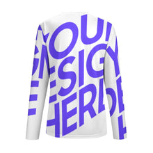 Cargar imagen en el visor de la galería, Top de pijama de mujer AL en calidad soft personalizado con patrón foto texto (impresión de imagen única)