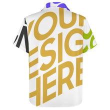 Cargar imagen en el visor de la galería, Camisa / Camiseta Manga Corta con Solapa Bolsillo para hombre B339 Personalizada con Impresión Completa de múltiples imágenes con Foto Logo Patrón Texto
