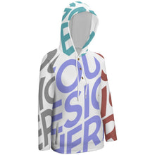Cargar imagen en el visor de la galería, Sudadera Deportiva con Estampado Botones Capucha para mujer QH Personalizada con impresión completa de múltiples imágenes con Foto Logo Patrón Texto