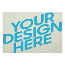 Cargar imagen en el visor de la galería, JJ0519152 Impresión a una cara mantelería o mantel de lino Personalizado con Foto o Mensajes de Texto