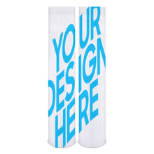 Cargar imagen en el visor de la galería, Calcetines Largos Medias transpirables (5 pares de la misma imagen) para mujer FS0808024 Personalizados con impresión completa con Foto Logo Patrón Texto