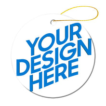 Cargar imagen en el visor de la galería, Adornos Navideños Redondos Ambos Lados Mismos con Diseño Personalizado de Tus Fotos o Nombres