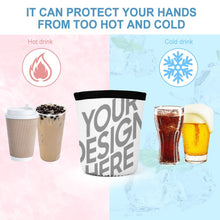 Cargar imagen en el visor de la galería, Funda Aislante para Vaso / Funda para Botella / Funda de Café Impermeable Reutilizable JJ0520231 Personalizada con Impresión Completa de una imagen con Foto Logo Patrón Texto