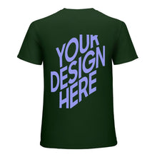Cargar imagen en el visor de la galería, Camiseta 100% Algodón de manga corta suave para hombre FS0803130 Personalizada con Impresión Trasera de una imagen con Foto Logo Patrón Texto