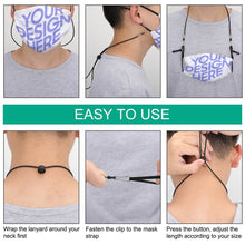 Cargar imagen en el visor de la galería, Mascarilla Antipolvo Higiénica Reutilizable Ajustable con Filtro para Adulto JJ0521198 Personalizada Impresion Completa de una imagen con Foto Logo Patrón Texto