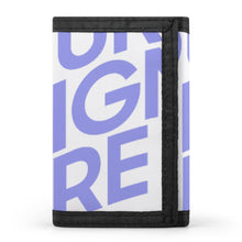 Cargar imagen en el visor de la galería, Cartera / Billetera de tres pliegues con estampado para mujer hombre XB0608018 Personalizada con Foto Logo Patrón Texto