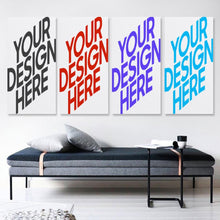 Cargar imagen en el visor de la galería, Cuadro Colgante Vertical con Diseño Cuádruple de Múltiples Imágenes con Diseño Personalizado Personalizada de Tus Fotos o Textos