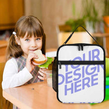 Cargar imagen en el visor de la galería, Bolsa de Almuerzo / Reutilizable Lonchera / Bolsa Térmica para Adultos Niños para Escuela Oficina Trabajo XB0602058 Personalizada Impresion Completa de Una Imagen con Foto Logo Patrón Texto