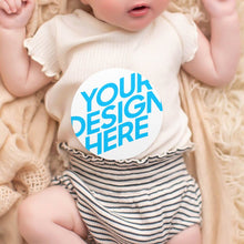 Cargar imagen en el visor de la galería, Signo de Nacimiento de Bebé Señal de Anuncio de Recién Nacido de Madera YT1208001 Personalizado Impresion Completa de Una Imagen con Foto Logo Patrón Texto