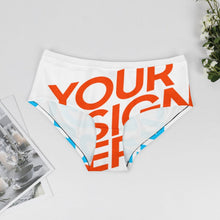 Cargar imagen en el visor de la galería, Bragas de encaje / Ropa Interior Suave para Mujer B499 Personalizadas con Impresión Completa de Múltiples Imágenes con Foto Logo Patrón Texto