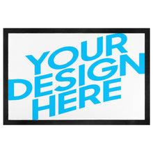 Cargar imagen en el visor de la galería, Alfombra de Tela sin Tejida de Goma Negra con Diseño Personalizada con Tu Texto Foto Patrón