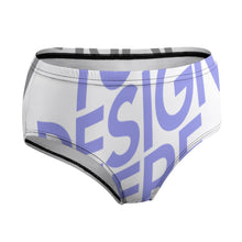 Cargar imagen en el visor de la galería, Braga / Ropa Interior Clásica Regular de Cintura Media para Mujer NZ208 Personalizada con Impresión Completa de múltiples imágenes con Foto Logo Patrón Texto